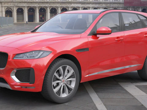 Jaguar F-Pace 3D Model