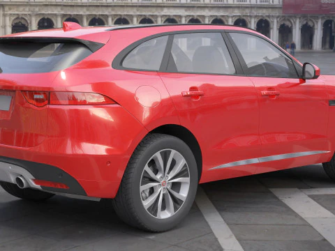 Jaguar F-Pace 3D Model