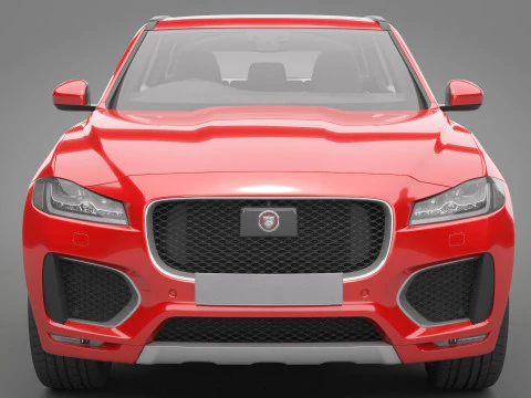 Jaguar F-Pace 3D Model