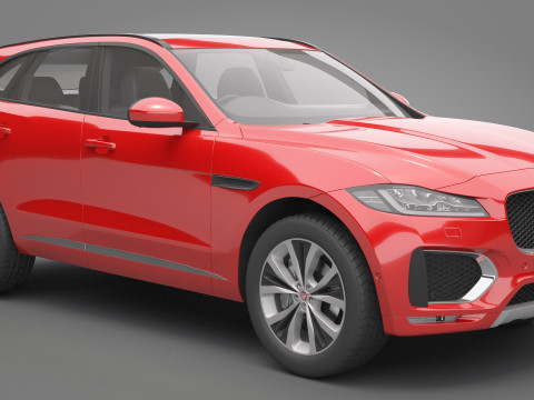 Jaguar F-Pace 3Dモデル