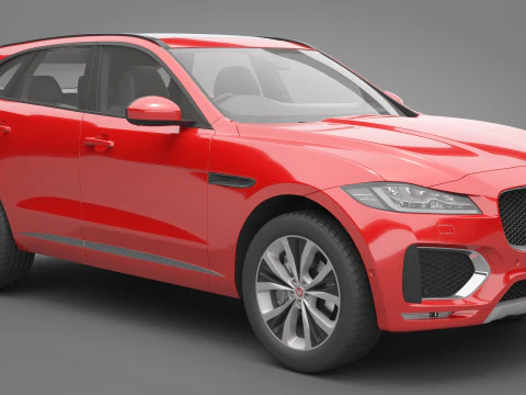 Jaguar F-Pace 3D Model