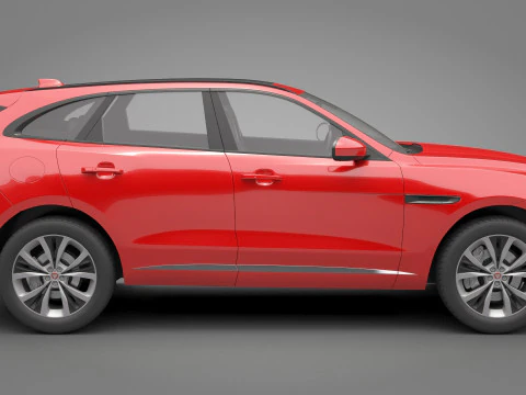 Jaguar F-Pace 3D Model
