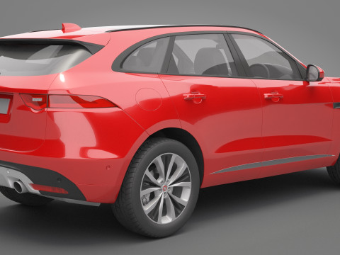 Jaguar F-Pace 3Dモデル