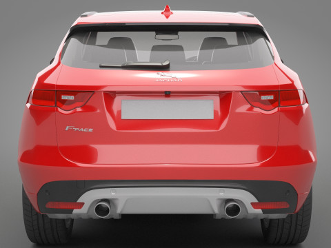 Jaguar F-Pace 3Dモデル