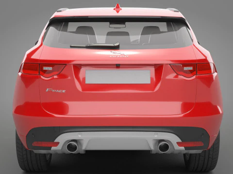 Jaguar F-Pace 3D Model