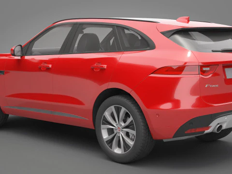 Jaguar F-Pace 3D Model