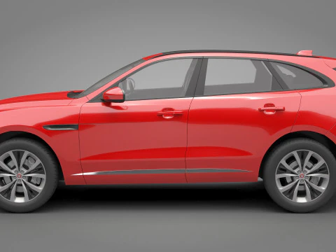 Jaguar F-Pace 3D Model