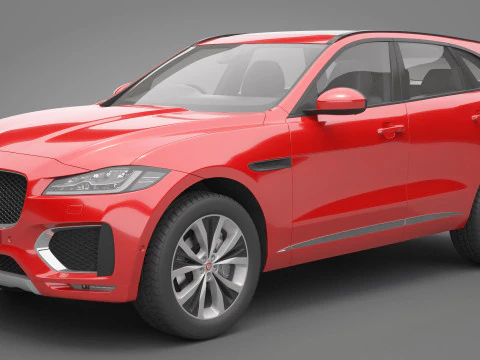 Jaguar F-Pace 3D Model