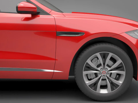 Jaguar F-Pace 3D Model