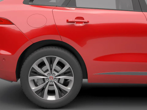 Jaguar F-Pace 3D Model