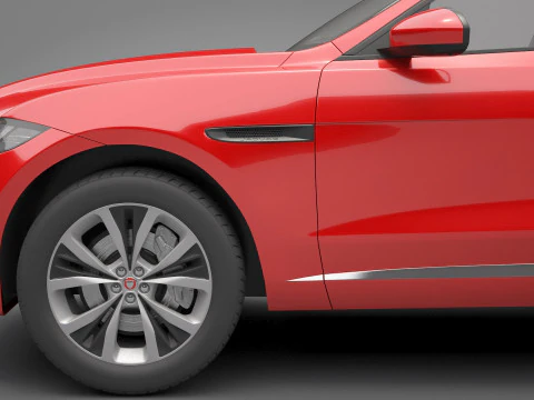Jaguar F-Pace 3D Model