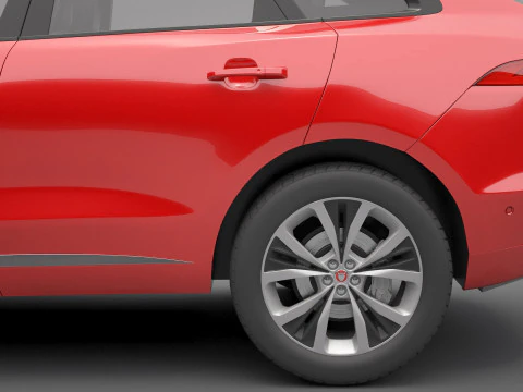 Jaguar F-Pace 3D Model