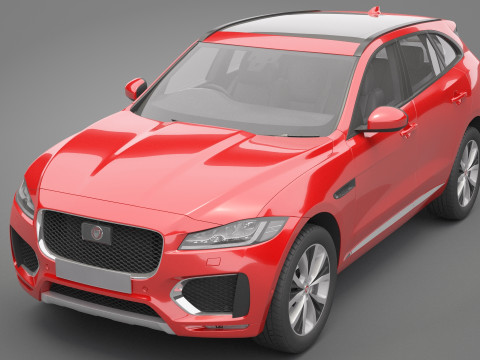 Jaguar F-Pace 3Dモデル