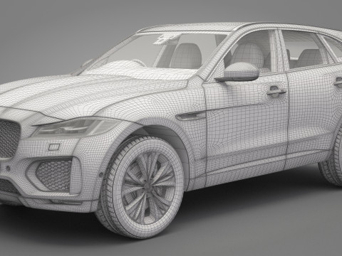 Jaguar F-Pace 3Dモデル