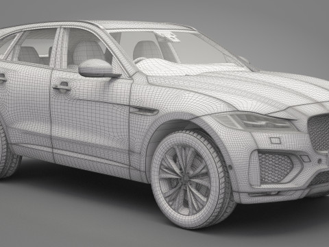 Jaguar F-Pace 3Dモデル