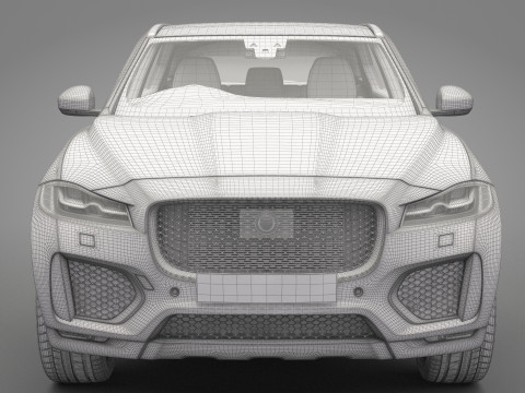 Jaguar F-Pace 3Dモデル