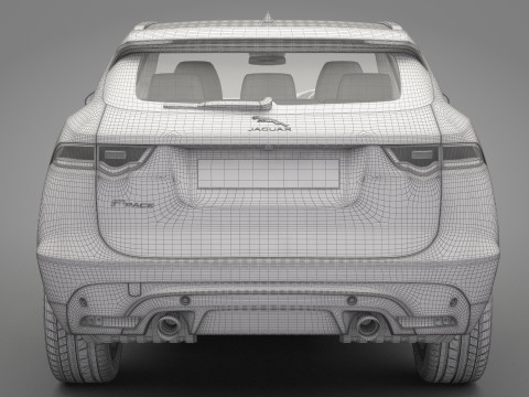 Jaguar F-Pace 3Dモデル