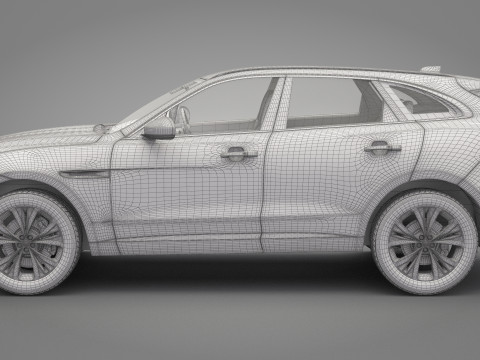Jaguar F-Pace 3Dモデル
