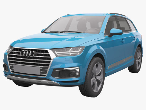 Audi Q7 E-Tron 3D Model