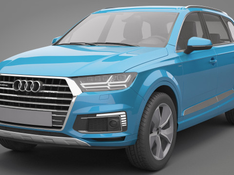 Audi Q7 E-Tron Modèle 3D