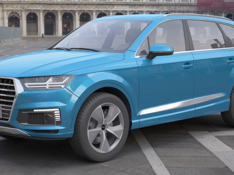 Audi Q7 E-Tron Modèle 3D