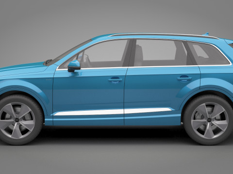 Audi Q7 E-Tron Modèle 3D