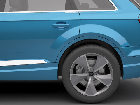 Audi Q7 E-Tron Modèle 3D