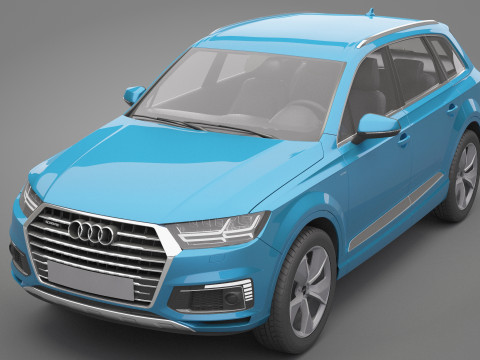 Audi Q7 E-Tron Modèle 3D
