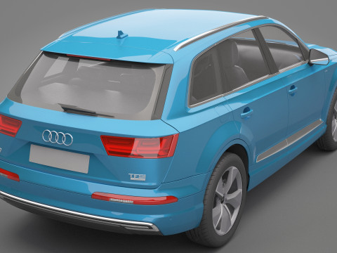 Audi Q7 E-Tron Modèle 3D