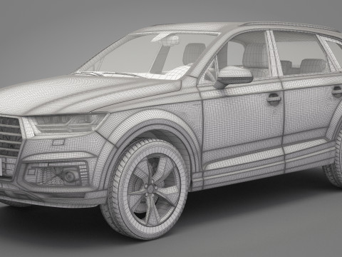 Audi Q7 E-Tron Modèle 3D
