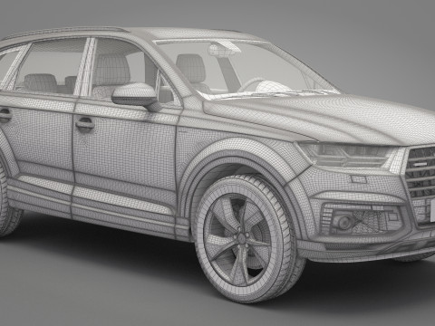Audi Q7 E-Tron Modèle 3D