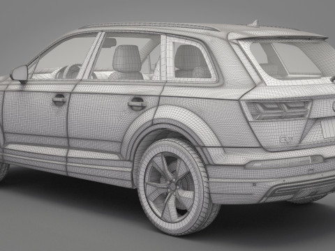 Audi Q7 E-Tron Modèle 3D