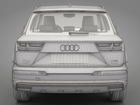 Audi Q7 E-Tron Modèle 3D
