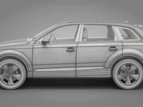 Audi Q7 E-Tron Modèle 3D