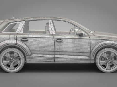 Audi Q7 E-Tron Modèle 3D