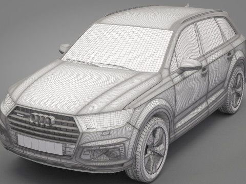 Audi Q7 E-Tron Modèle 3D