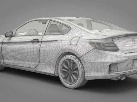 Honda Accord V6 3D Model