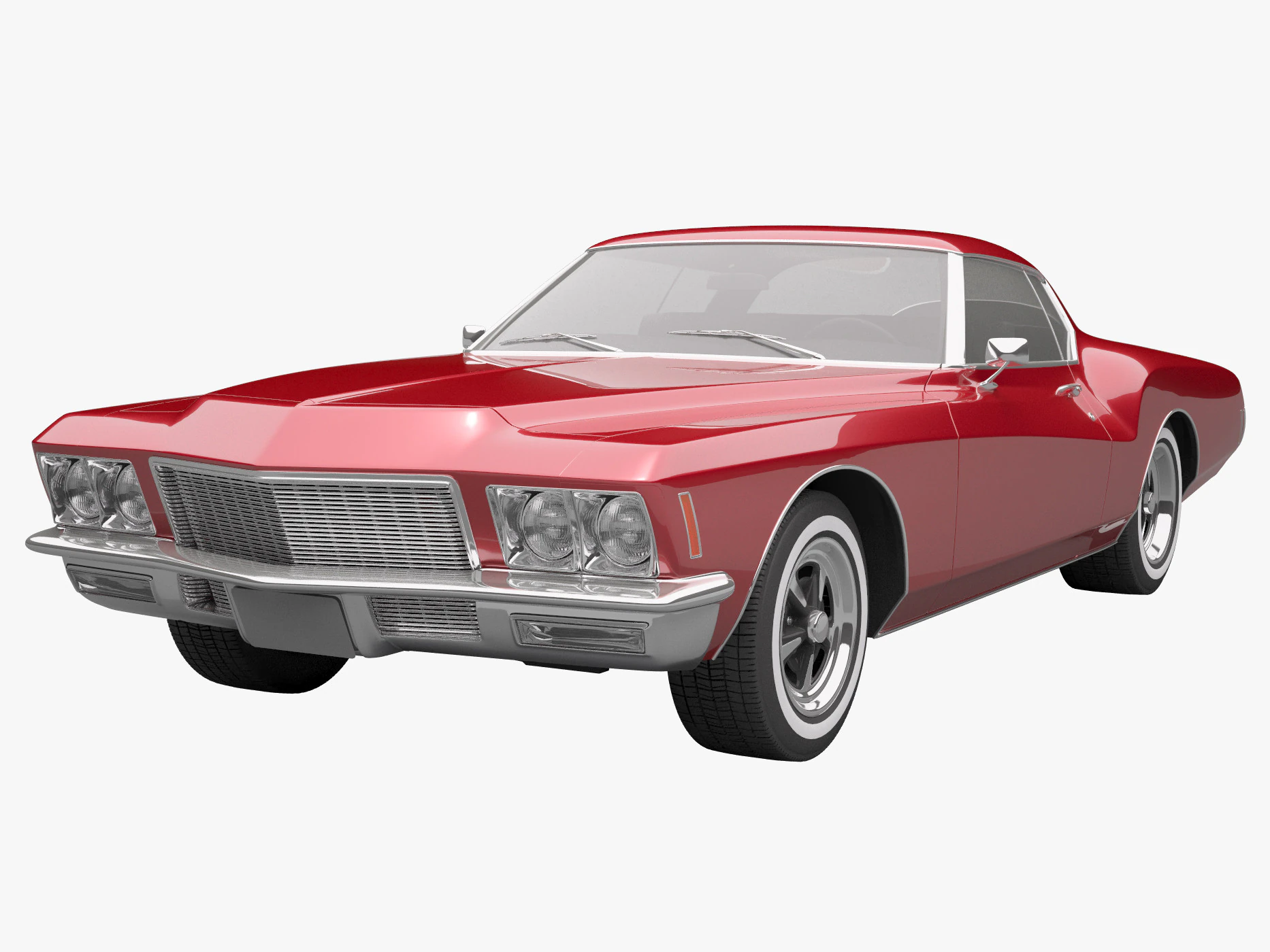 Generic Old Car 03 3D Model .c4d .max .obj .3ds .fbx .stl .blend 