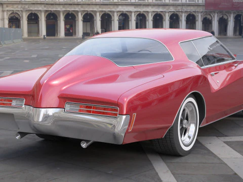 Generic Old Car 03 3D Model