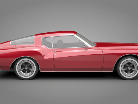 Generic Old Car 03 3D Model