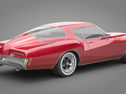 Generic Old Car 03 3D Model
