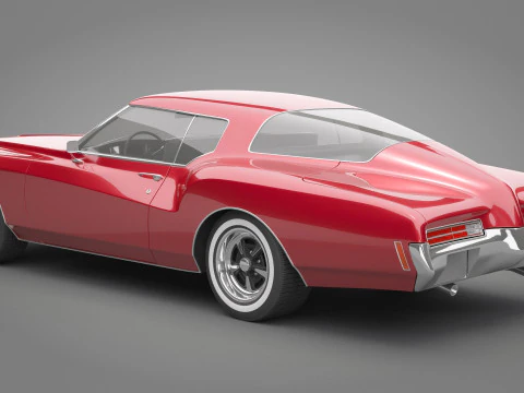 Generic Old Car 03 3D Model