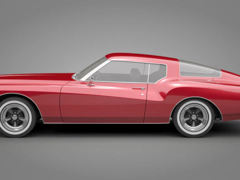Generic Old Car 03 3D Model