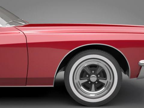 Generic Old Car 03 3D Model