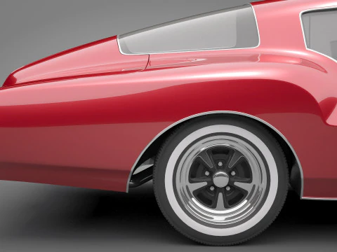 Generic Old Car 03 3D Model