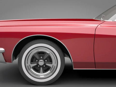 Generic Old Car 03 3D Model
