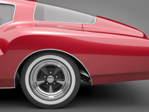 Generic Old Car 03 3D Model