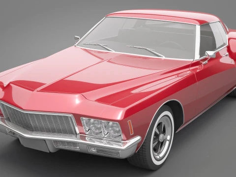 Generic Old Car 03 3D Model