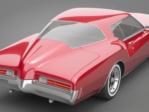 Generic Old Car 03 3D Model