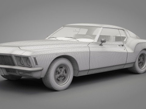 Generic Old Car 03 Model 3D